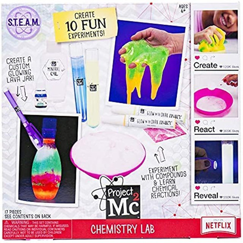 Project Mc2 Kit De Ciencia Stem De Laboratorio Químico, Kit