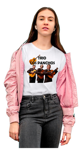 Playera De Los Panchos Trio Musical Dama Y Hombre Disco
