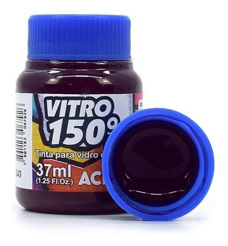 Tinta Vitro 150° Acrilex 37ml Cor 549 - Magenta