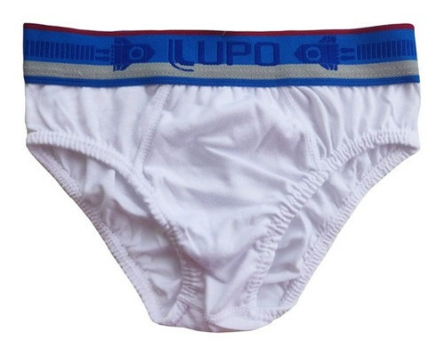 Cueca Lupo Slip Infantil Cós Elástico Lupo Cueca De Algodão