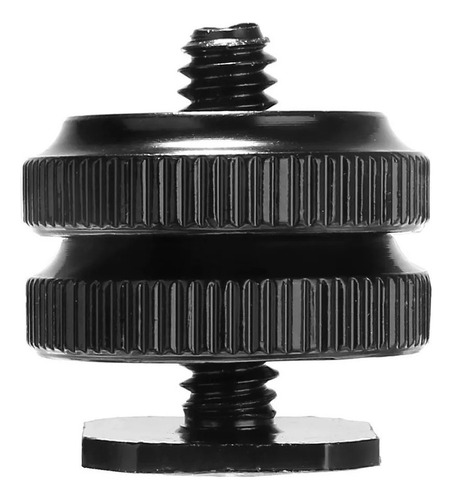 Kit 4 Adaptadores Zapata Cámara Flash 1/4 Tornillo