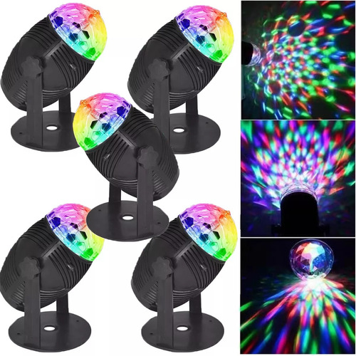 Paquete Luces Disco Dj Led Para Fiestas Escenario Rgb Mq-001