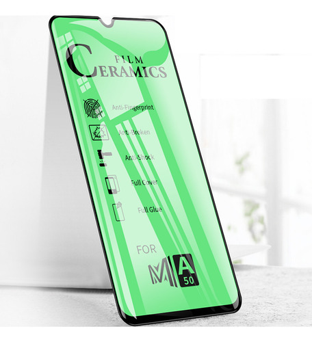 10 Vidrio Protector De Pantalla Ceramica Samsung A21 A215u