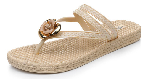 Moda Exterior Flip Flops Para Mujeres Playa Cool Slippers