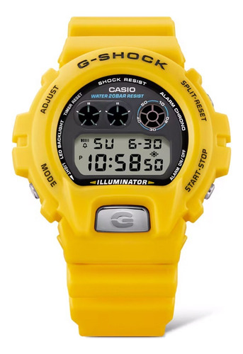 Reloj Casio G-shock Dw-6900tr-9dw-6900tr-9cr Correa Amarillo Bisel Amarillo Fondo Amarillo/amarillo
