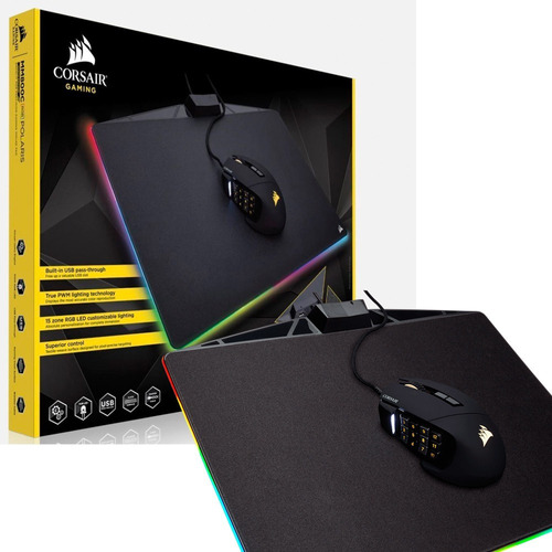 Mouse Pad Corsair Mm800 Rgb Polaris Com Iluminação Led