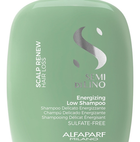 Imagen 2 de 5 de Alfaparf Semi Di Lino Shampoo Energizante Pelo Débil X 250ml