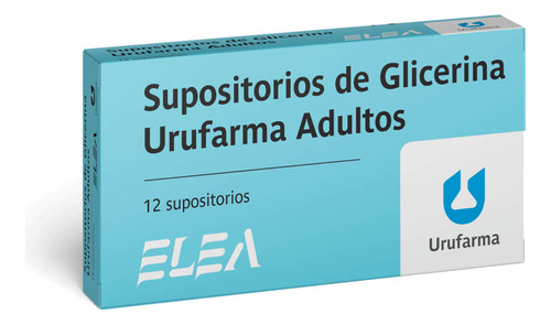 Glicerina Urufarma Adulto X 12 Supositorios