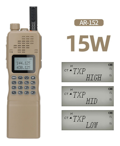 ¡oferta! Radio Baofeng Ar-152 De 15 Vatios Potente Vhf Uhf U