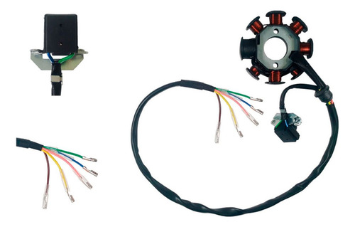 Bobina Coronilla 8 Modulos 2 Huecos 5 Pin Pulser 2 Cables Mo