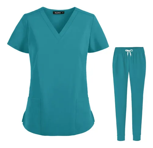 comprar Conjunto De Uniformes Médicos Mujer Joggers Ropa Trabajo Hzx