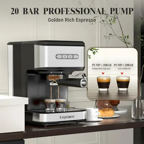 Cafetera Express 3 En 1 Con 20 Bares De Presión.