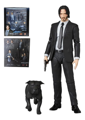 Mafex No.085 John Wick Chapter2 Acción Figura Modelo Juguete