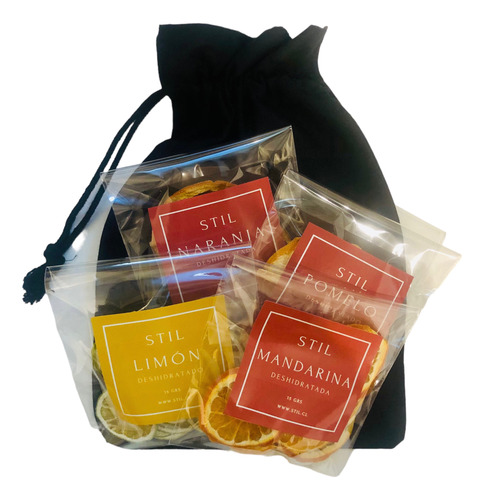 Set Botánicos Y Fruta Deshidratada Para Gin Y Vodka