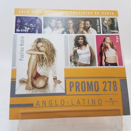 Cd Universal Promo 278 Anglo Latino Rubio Fergie Killers E 