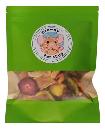 Fruta Deshidrata Para Hamster Jerbos Conejos Roedores