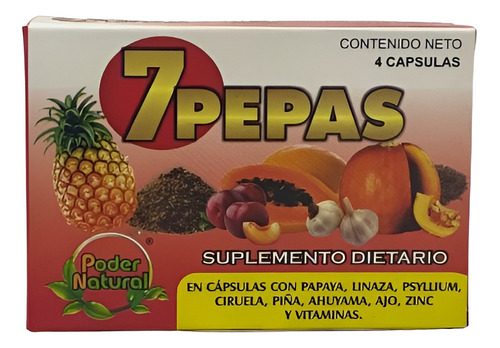 7 Pepas Capsulas X 4