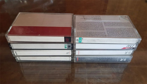 Lote 8 Cassettes Fuji Tdk Aiwa Sony Phillips   