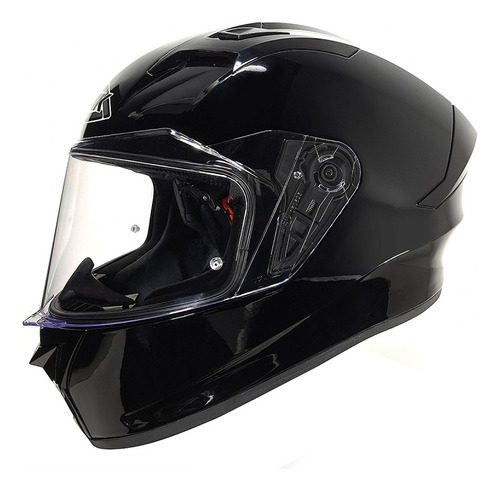 Casco Proteccion Moto Smk Stellar Integral Brillo Negro Xxl