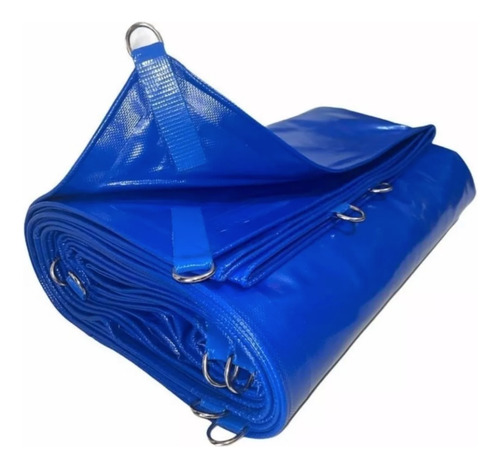 Lona Impermeable 4x6 M Para Agua Con Argorllasazul Reforzada