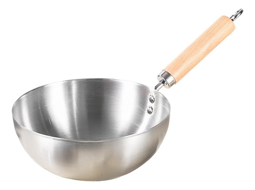 Wok Antiadherente, Cocina De Inducción De Fondo Sin Tapa