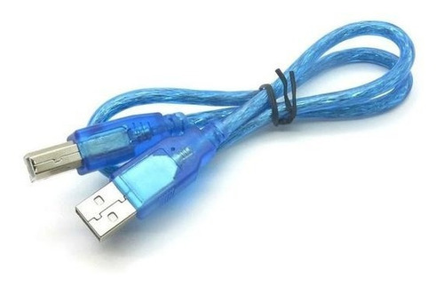 Imagen 2 de 2 de Cable Usb 50cm Para Arduino Uno Mega2560 A/b Arduino
