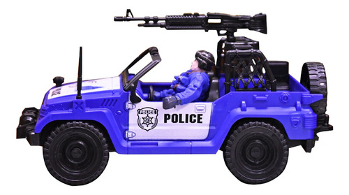 Set De Rescate De Juguete Rescue Team Policia Jeep (25028)