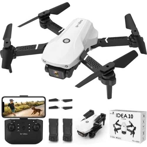 Idea10 Mini Drone With Camera, 2 Cameras Fpv Foldable D...