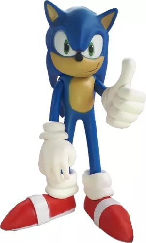 Brinquedo Boneco Sonic 2 Filme Articulado Tails 10 cm 3409 - Colorido