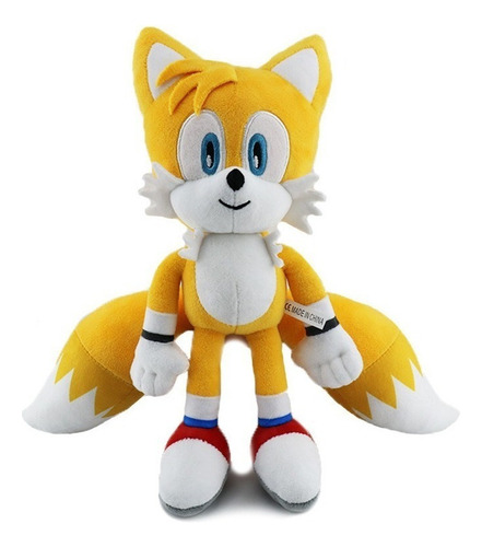 Muñeco De Peluche De Tails De Sonic The Hedgehog, De 30 Cm