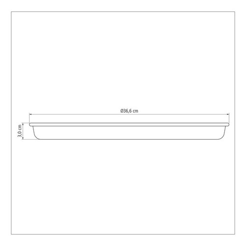 Imagen 3 de 5 de Asadera Pizza Tramontina Teflon 35 Cm Pizzera