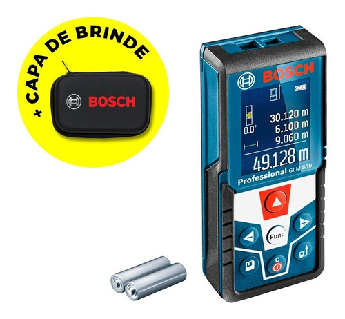 Medidor De Distancia Glm 500 Trena A Laser 50m Bosch