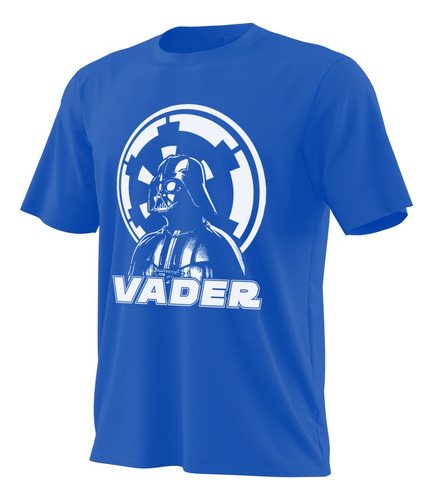 Playera Star Wars Vader Manga Corta Estampado Suave