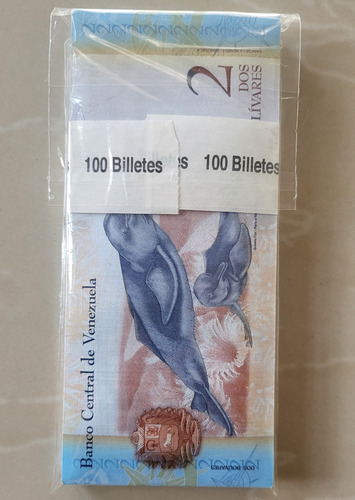 Paca O Fajo De Dos Bolivares Fuertes 2 Bs Unc Coleccionistas