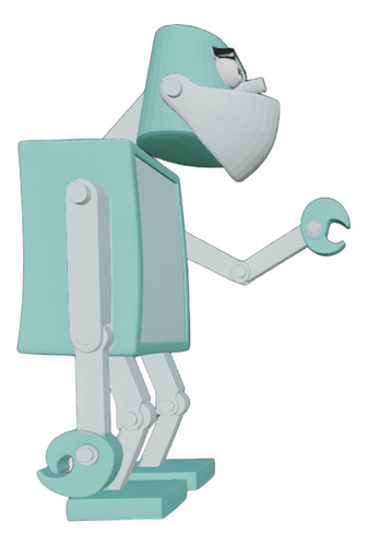 Stl Modelo 3d Frank Puxa Frango