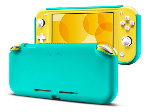 Tomtoc Carcasa Silicona Para Nintendo Switch Lite Turquesa Color Azul