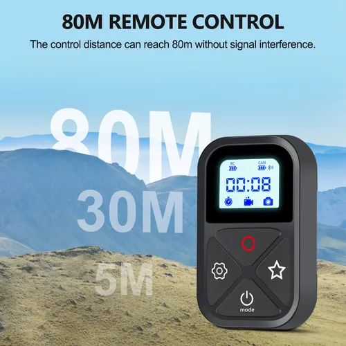 Mando A Distancia Para Gopro Hero 10 9 8 Max Con Soporte En