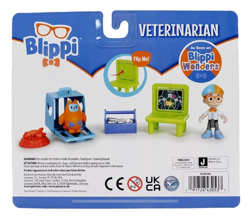 Blippi Muñeco Veterinario Accesorios Varios