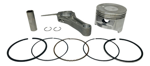Kit Pistão Anéis Biela Completo Motor 15hp Buffalo Branco