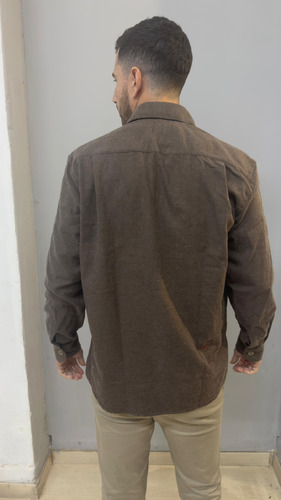 Camisaco Viyela Lisa Abrigado Invierno Holgado