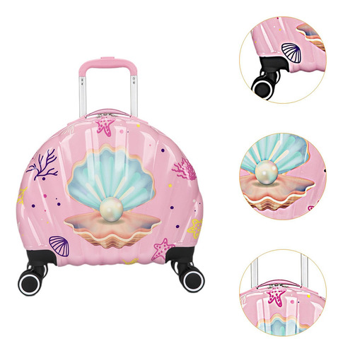 Equipaje Para Niños Maleta Compacta Con Mango De Aluminio