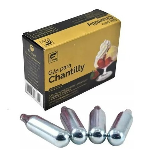 Capsulas De Gás Sifão Chantilly N20 10und Flavors