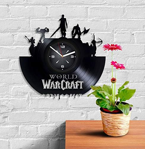 Reloj De Pared Con Disco De Vinilo De La Horda De World Of W