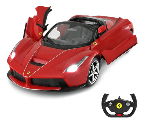 Juguete A Control Remoto Rastar Auto Ferrari Rojo4
