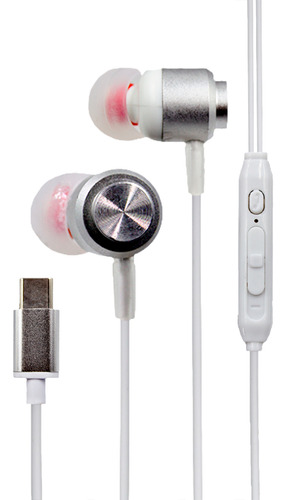 Audifonos Alambricos Manos Libres In-ear Usb Tipo-c Pc