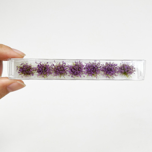 7 Uds. 1:35 1:48 1:72 1:87 Hierba En Miniatura, Violeta