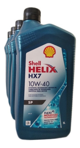 Aceite Shell Helix 10w40 Semi Sintético - Cambio De Aceite