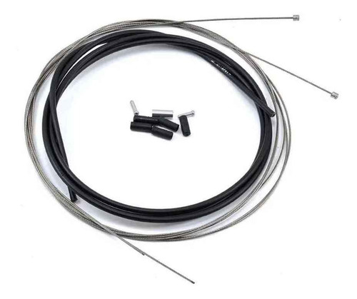 Imagen 2 de 4 de Juego Kit Cables Y Fundas Shimano Para Frenos Bicicleta Ruta
