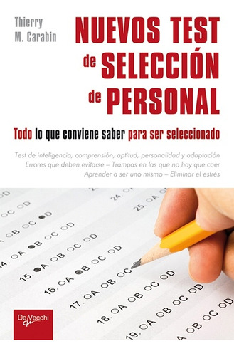 Nuevos Test De Seleccion De Personal - Carabin, Thierry M