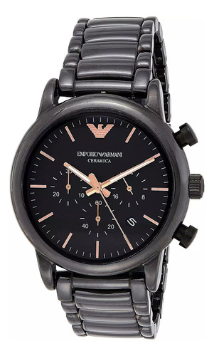 Relogio Emporio Armani Ar1509 Preto Ceramica